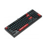 Механична клавиатура Bloody - AT98, Alpha Optical Switch, RGB, черна/червена