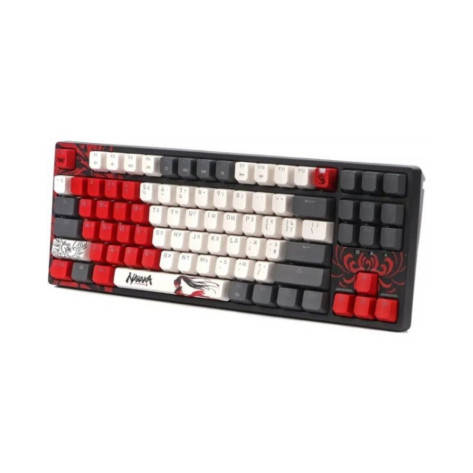 Механична клавиатура Bloody - Naraka S87, Bloody BLMS Red Plus Linear, RGB, червена/черна