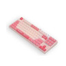 Механична клавиатура Bloody - S87 Energy Pink, BLMS Red Plus Linear, RGB, розова