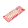 Механична клавиатура Bloody - S87 Energy Pink, BLMS Red Plus Linear, RGB, розова