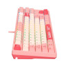 Механична клавиатура Bloody - S87 Energy Pink, BLMS Red Plus Linear, RGB, розова