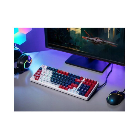 Механична клавиатура Bloody - Sports S98, BLMS Red Plus, RGB, жична, Navy