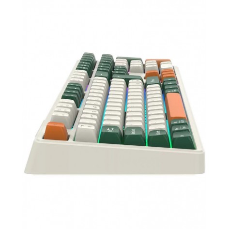 Механична клавиатура Canyon - Shadder GKW-11, безжична, Linear, RGB, бяла