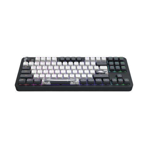Механична клавиатура Dark Project - ALU87B Bushido, G3MS Moonstone, RGB, черна