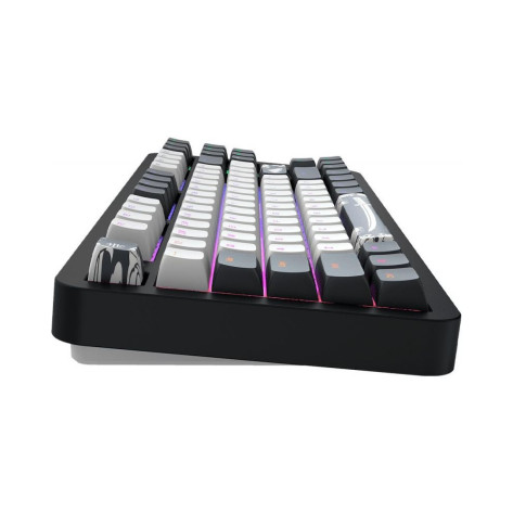 Механична клавиатура Dark Project - ALU87B Bushido, G3MS Moonstone, RGB, черна
