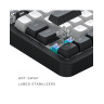 Механична клавиатура Dark Project - ALU87B Bushido, G3MS Moonstone, RGB, черна
