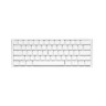 Mеханична клавиатура Ducky - One 3 Pure White Mini, Silent Red, RGB, бяла