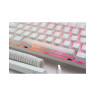 Mеханична клавиатура Ducky - One 3 Pure White Mini, Silent Red, RGB, бяла