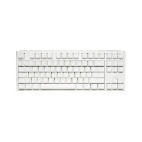 Mеханична клавиатура Ducky - One 3 Pure White TKL, Clear, RGB, бяла