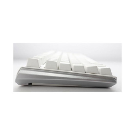 Mеханична клавиатура Ducky - One 3 Pure White TKL, Clear, RGB, бяла