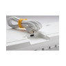 Mеханична клавиатура Ducky - One 3 Pure White TKL, Clear, RGB, бяла