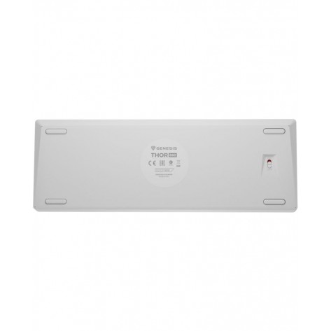 Механична клавиатура Genesis - Thor 660 G2, безжична, Gateron Brown, бяла