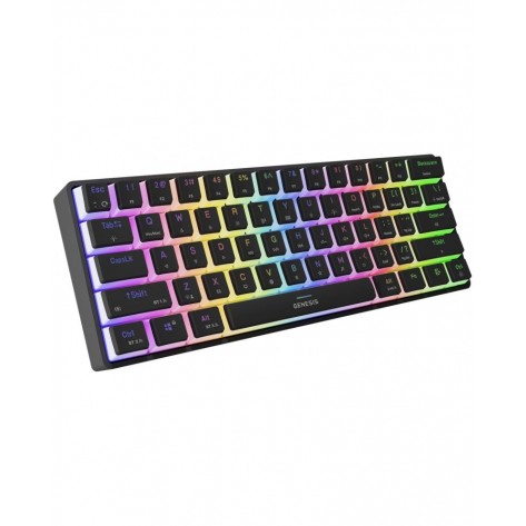 Механична клавиатура Genesis - Thor 660 G2, безжична, Gateron Red, черна