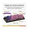 Механична клавиатура Glorious - GMMK 3 PRO, Glorious Fox MX, 100%, RGB, черна