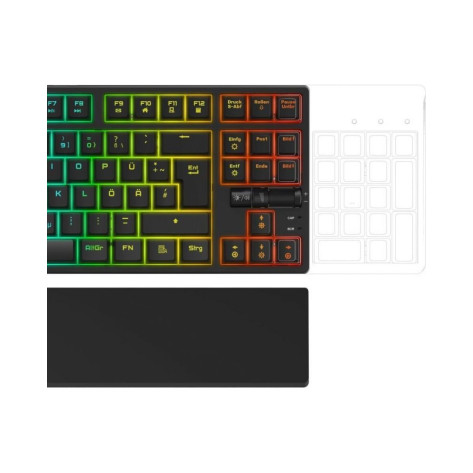 Механична клавиатура Hama - uRage Exodus 860, Outemu Red, RG, черна