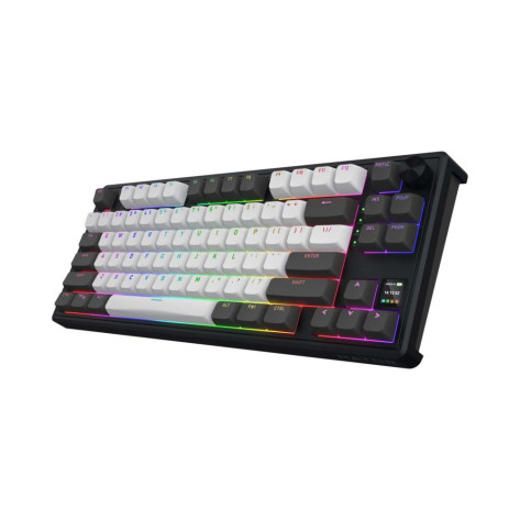 Механична клавиатура HATOR - Skyfall 80 PRO, безжична, Aurum Vanila Silent, RGB, сива/черна
