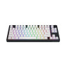 Механична клавиатура Hator - Skyfall Wireless 80, безжична, Aurum Lemon, RGB, черна/бяла
