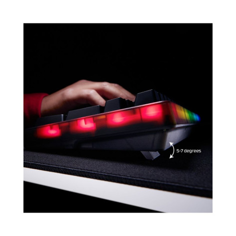 Механична клавиатура HyperX - Origins 2 1800, HyperX Linear Red, RGB, черна
