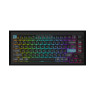 Механична клавиатура Keychron - Q1 Ultra 8K, безжична, Silk POM Red, RGB, черна