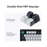 Механична клавиатура Keychron - Q5 Max, безжична, Gateron Jupiter Brown, RGB, черна