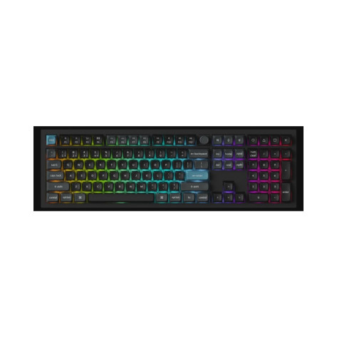 Механична клавиатура Keychron - Q6 Ultra 8K, безжична, Keychron Silk POM Red, RGB, черна