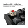 Механична клавиатура Keychron - Q6 Ultra 8K, безжична, Keychron Silk POM Red, RGB, черна