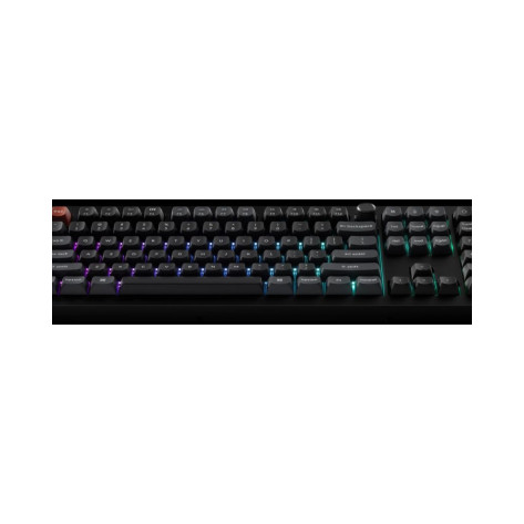 Механична клавиатура Keychron - V6 Ultra, безжична, Silk POM Brown, RGB, черна