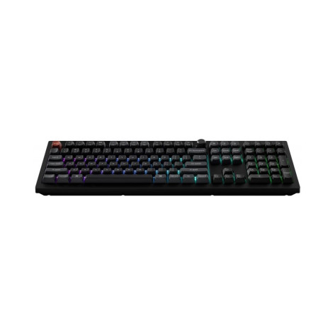 Механична клавиатура Keychron - V6 Ultra, безжична, Silk POM Brown, RGB, черна