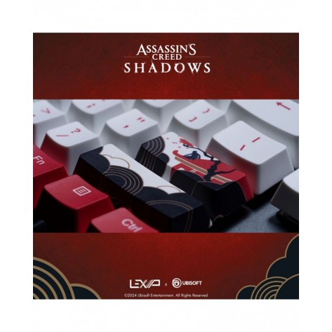 Механична клавиатура Lexip - Assassin's Creed Shadows, red switches, многоцветна