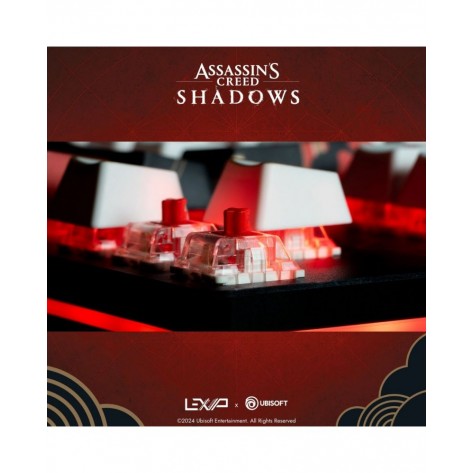 Механична клавиатура Lexip - Assassin's Creed Shadows, red switches, многоцветна