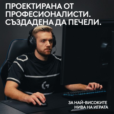 Механична клавиатура Logitech - G Pro X TKL, безжична, GX, черна