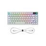 Механична клавиатура Logitech - G316 X 75, Tactile/Linear, RGB, бяла