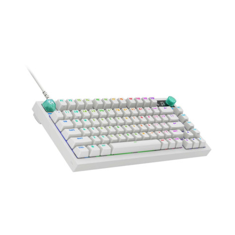 Механична клавиатура Logitech - G316 X 75, Tactile/Linear, RGB, бяла