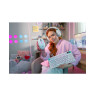 Механична клавиатура Logitech - G316 X 75, Tactile/Linear, RGB, бяла