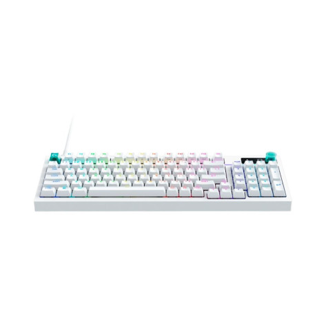 Механична клавиатура Logitech - G316 X 98, Tactile, RGB, бяла