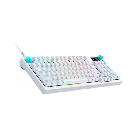 Механична клавиатура Logitech - G316 X 98, Tactile, RGB, бяла