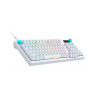 Механична клавиатура Logitech - G316 X 98, Tactile, RGB, бяла