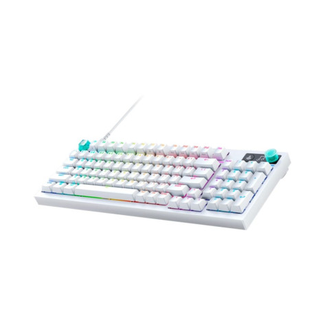 Механична клавиатура Logitech - G316 X 98, Tactile, RGB, бяла