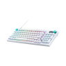 Механична клавиатура Logitech - G316 X 98, Tactile, RGB, бяла
