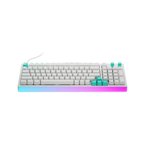 Механична клавиатура Logitech - G512 X 98, Tactile, RGB, бяла