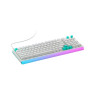 Механична клавиатура Logitech - G512 X 98, Tactile, RGB, бяла