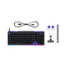 Механична клавиатура Logitech - G512 X 98, Tactile, RGB, черна