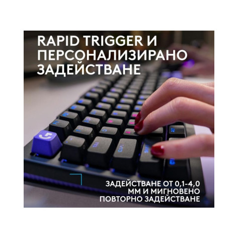 Механична клавиатура Logitech - G512 X 98, Tactile, RGB, черна