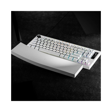 Механична клавиатура Logitech - Pro X2 Rapid, TKL, Custom HE Magnetic, RGB, бяла