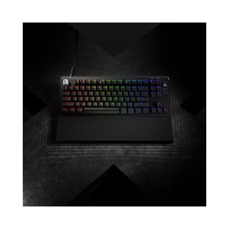 Механична клавиатура Logitech - Pro X2 Rapid, TKL, Custom HE Magnetic, RGB, черна