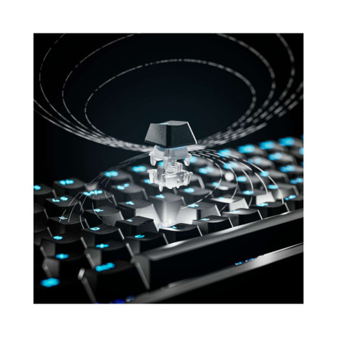 Механична клавиатура Logitech - Pro X2 Rapid, TKL, Custom HE Magnetic, RGB, черна