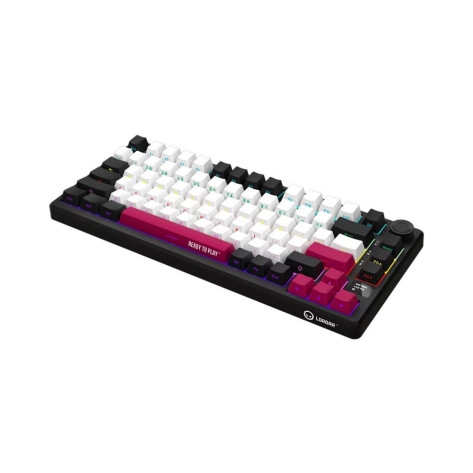Механична клавиатура Lorgar - KBP7075W, безжична, Linear, RGB, черна/червена