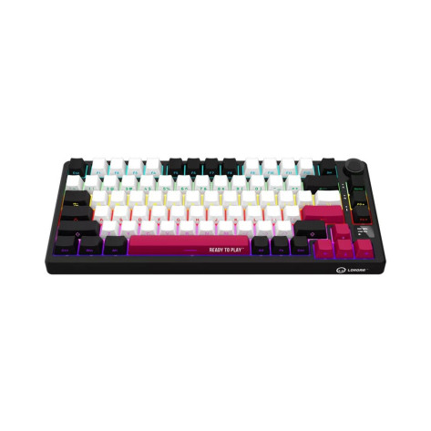 Механична клавиатура Lorgar - KBP7075W, безжична, Linear, RGB, черна/червена