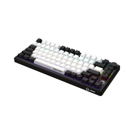 Механична клавиатура Lorgar - KBP7075W, безжична, Linear, RGB, черна/червена