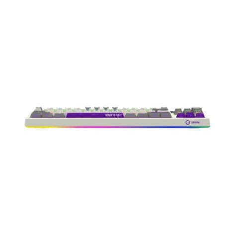 Механична клавиатура Lorgar - KBP70TKLW, безжична, Linear, RGB, бежова